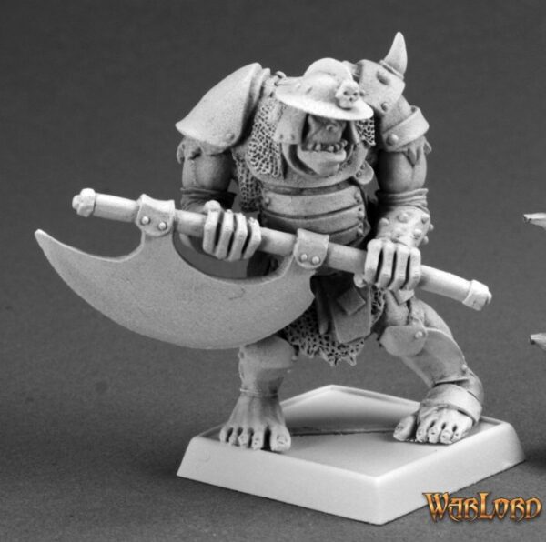 GOLOGH THE VICIOUS, BLACK ORC CAPTAIN14636