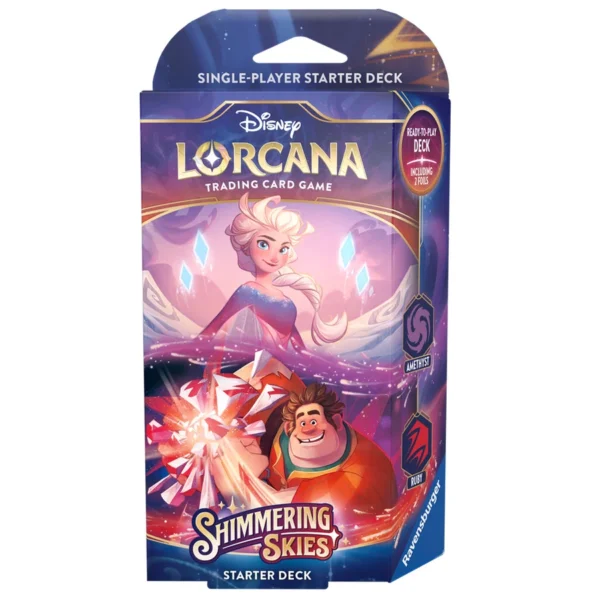 Disney Lorcana - Shimmering Skies - Amethyst & Ruby Deck (Inglés)