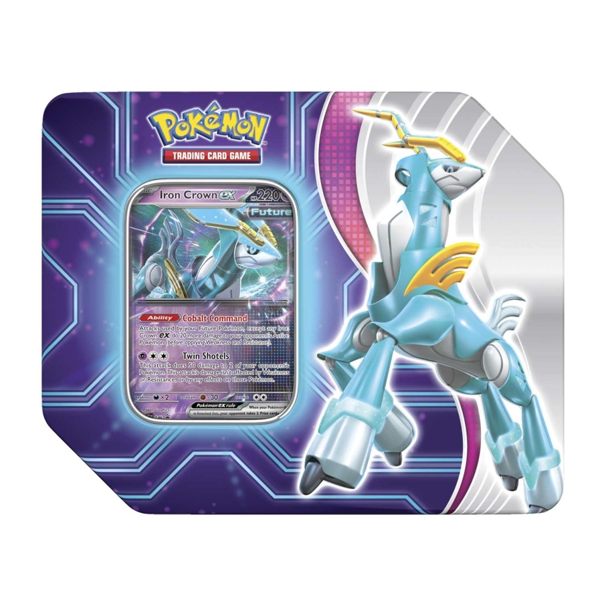 Pokemon TCG - Paradox Destinies - Iron Crown ex Tin