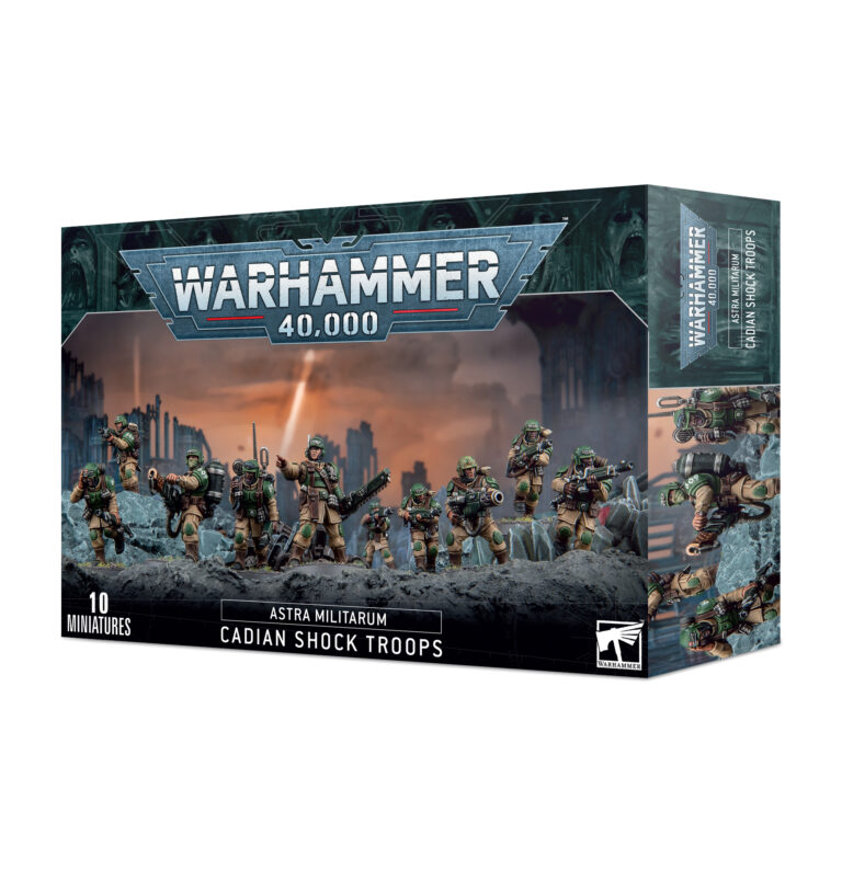 Astra Militarum - Cadian Shock Troops - Warhammer 40,000