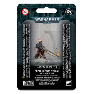 Warhammer 40,000 - Adepta Sororitas - Ministorum Priest with Vindictor