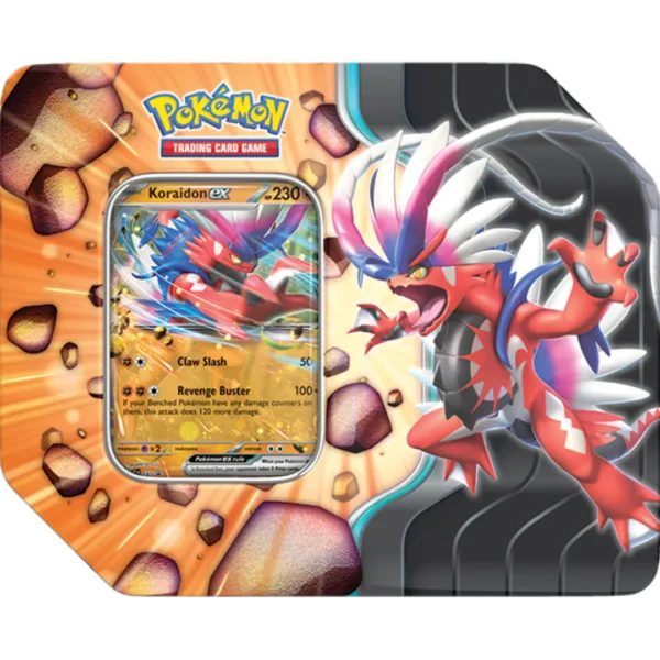Pokémon TCG - Slashing Legends Tin - Koraidon ex (Ingles)