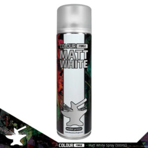 Colour Forge - Model Primer - Spray Matt White - Matte Finish