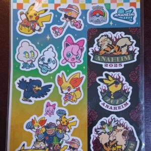 Pokemon - World Championship Anaheim 2025 - Sticker Sheets