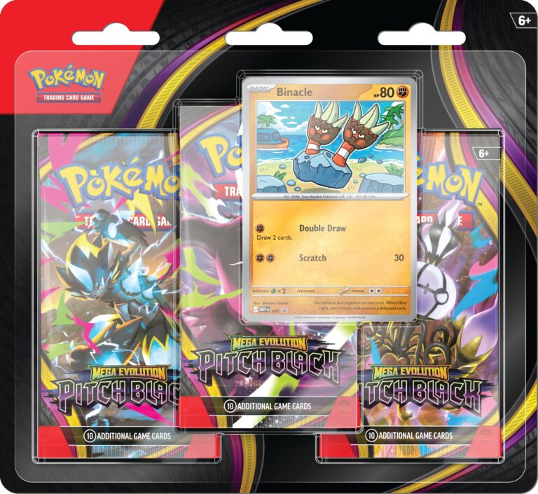 Pokemon TCG – Pitch Black - Three Blister Booster