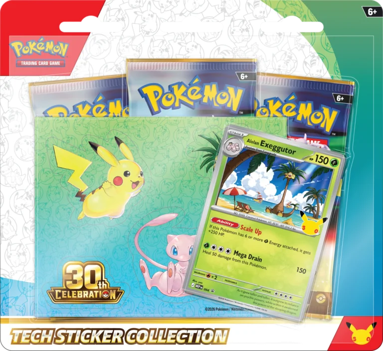 Preventa - Pokemon TCG - 30 Anniversary - Sticker Collection - Exeggutor (ESP)