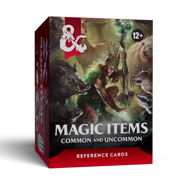 Dungeons & Dragons Reference Cards - Magic Items: Common and Uncommon