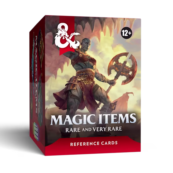 Dungeons & Dragons Reference Cards - Magic Items: Rare and Very Rare