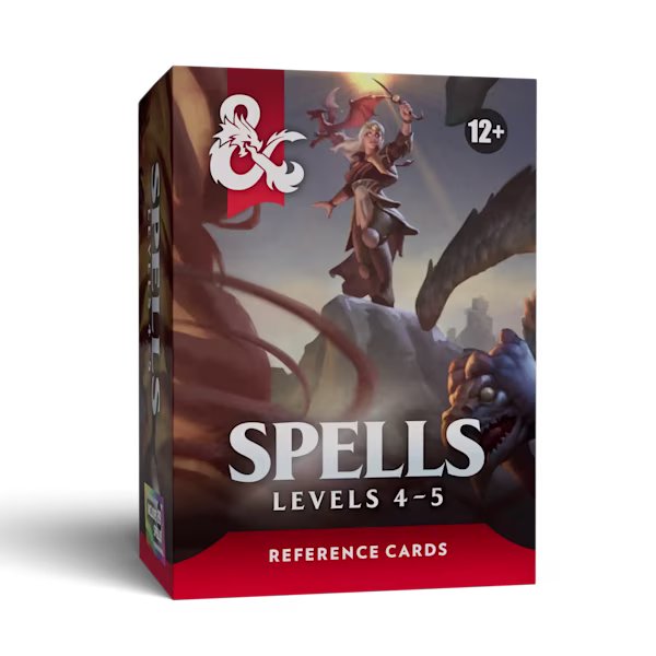 Dungeons & Dragons Reference Cards - Spells: Levels 4–5