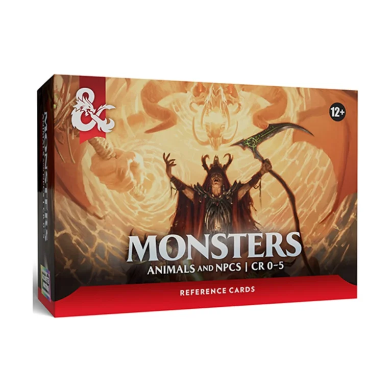 Dungeons & Dragons Reference Cards - Monsters: Animals and NPCs